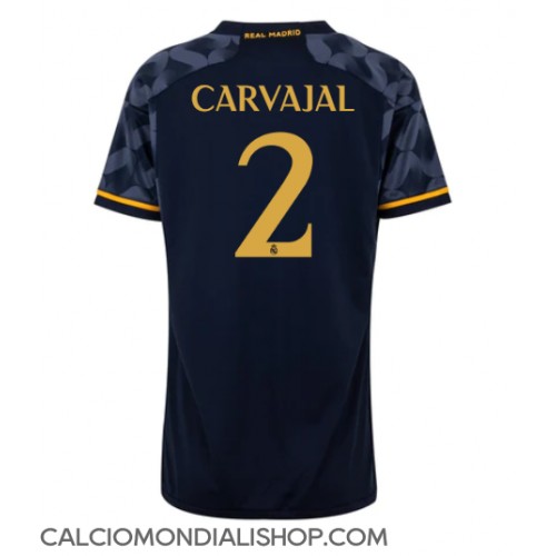 Maglie da calcio Real Madrid Daniel Carvajal #2 Seconda Maglia Femminile 2023-24 Manica Corta